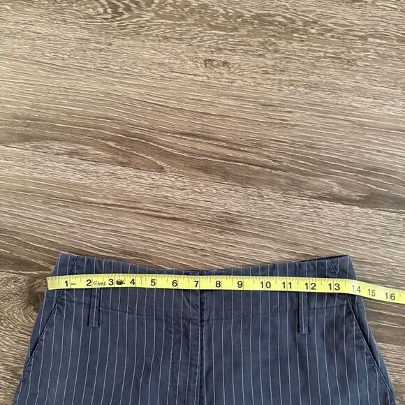 Schai Navy Pinstripe Wide Leg Pants - Picture 5 of 7